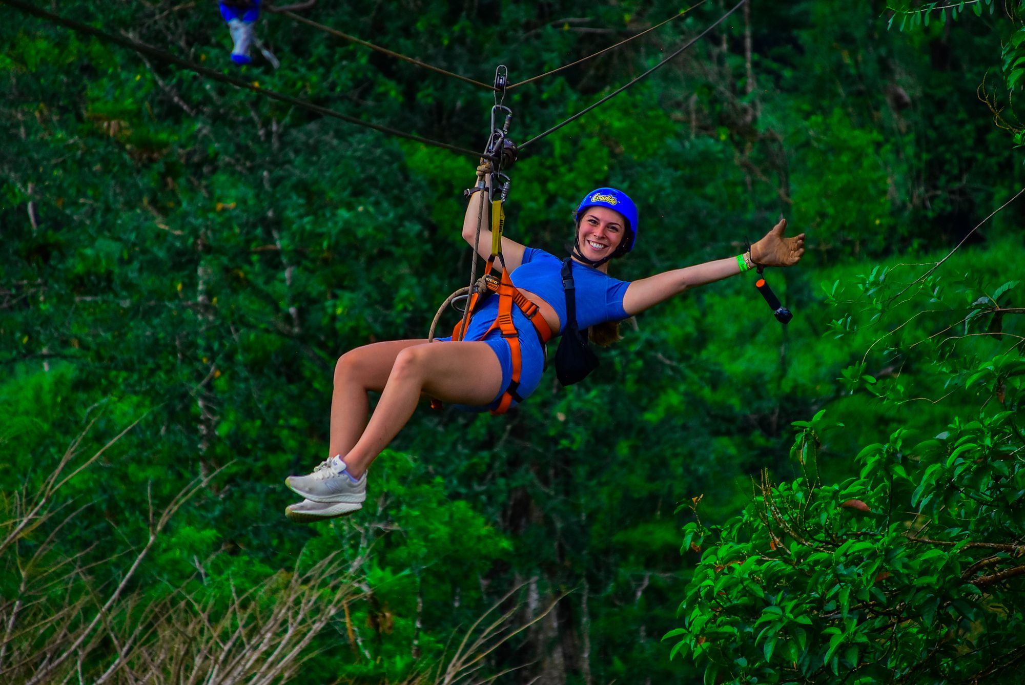 Ziplining