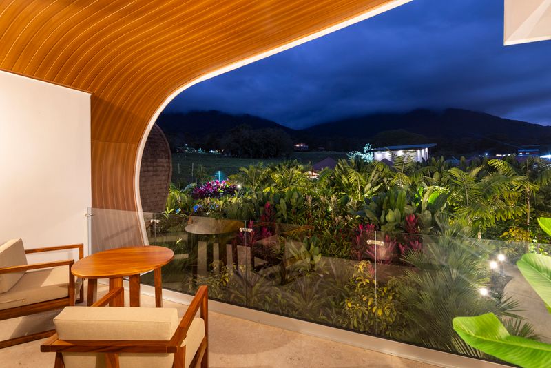 Panoramic view room's terrace